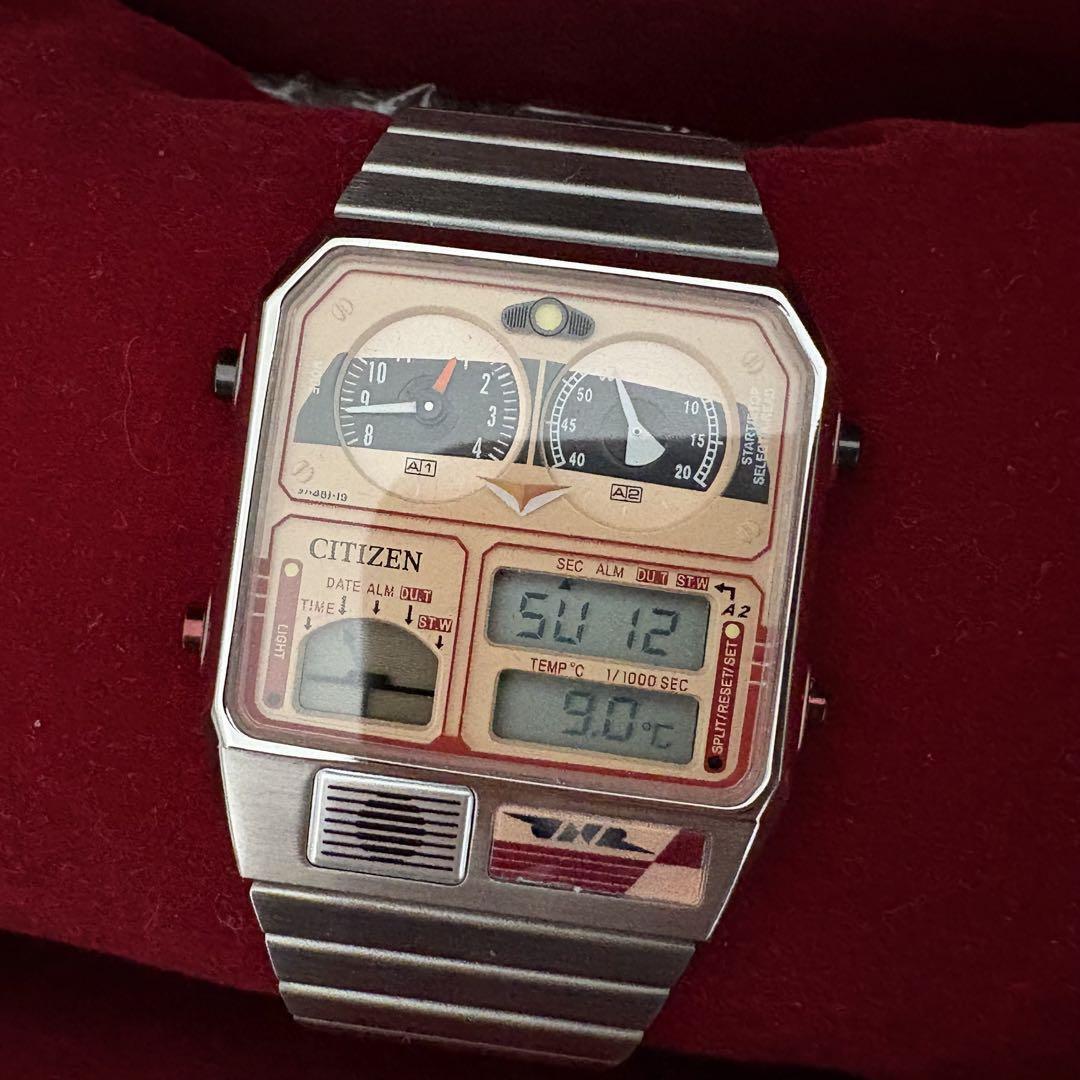 Vintage Citizen Ana-Digi Temp Ueno Station 140th Anniversary Vintage Citizen Ana-Digi Temp Ueno Station 140th Anniversary