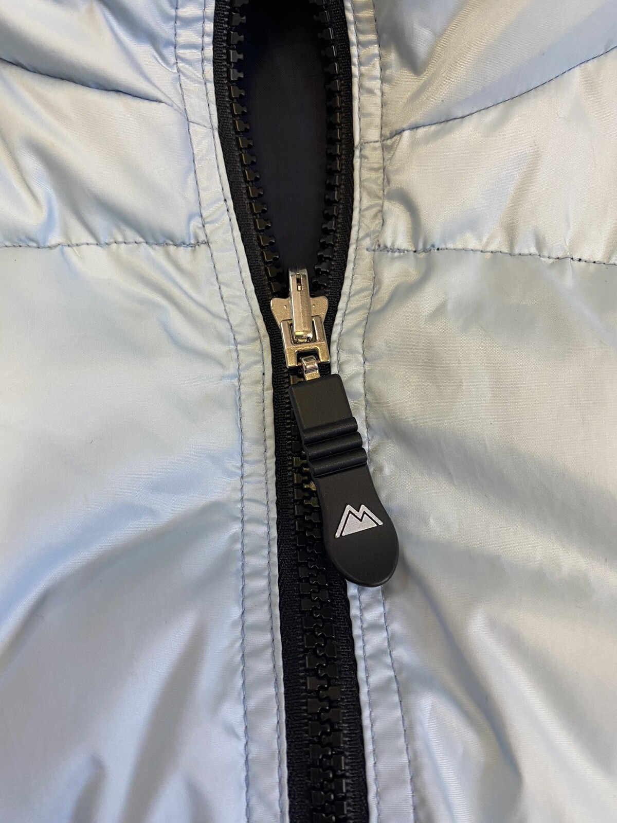 FIRST DOWN MENS XL OUTWEAR PROTECTION DOWN REVERSIBLE BLUE PUFFER COAT image 3