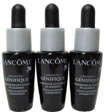 3X Lancome Advanced Genifique Youth Activating Concentrate .23 oz Bottles