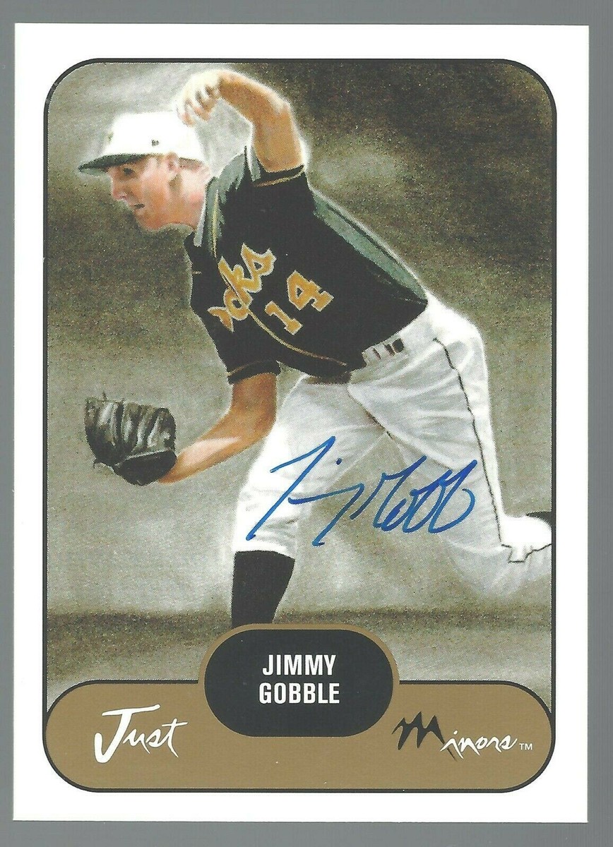 Jimmy Gobble 2002 Just Prospects AU 30/1200 Card# 45 UK