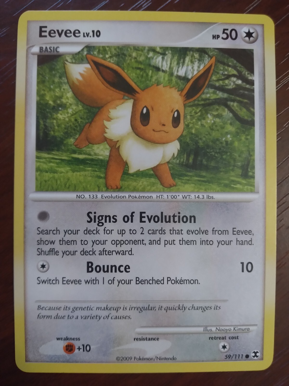 Pokémon TCG Eevee Rising Rivals 59/111 Regular Common NM