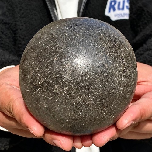 2.42LB Natural yellow crystal quartz mineral spherical opening smile repair - 第 13/13 張圖片