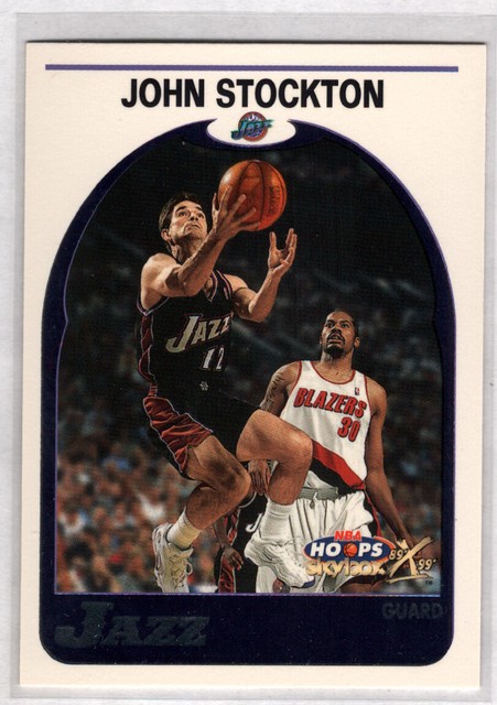 John Stockton 1999 00 NBA Hoops Hoopla EBay