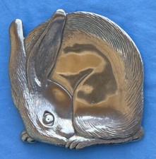 Arthur Court Aluminum 1990 Bunnies Bunny 9 Inch Figural Serving Plate Easter