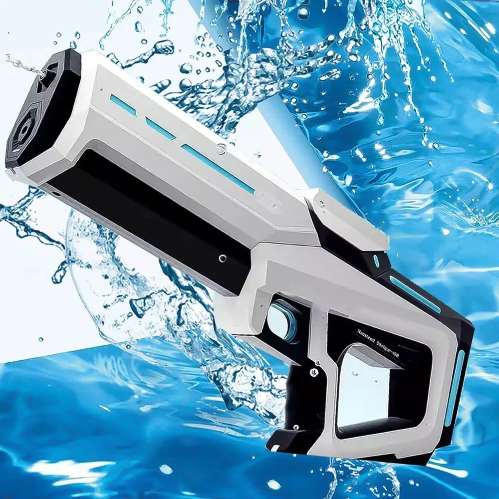 TUBO IN SCHIUMA SPARA ACQUA PISTOLA 38CM 4COLORI GIOCO ESTIVO SPIAGGIA
