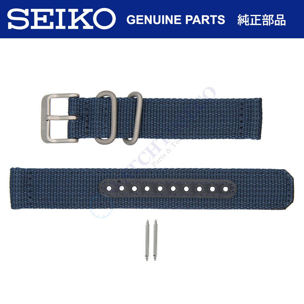 Seiko Watch Strap f/ 5 SNK807 SNK815 7S26-02J0 18mm Dark Seiko Watch Strap f/ 5 SNK807 SNK815 7S26-02J0 18mm Dark