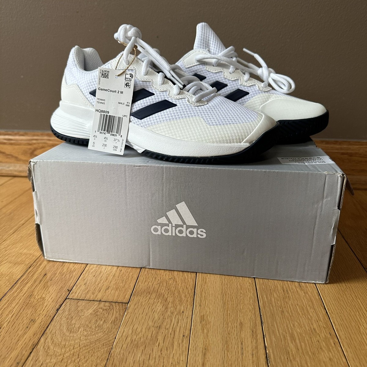 adidas Men's Gamecourt 2 Tennis Shoe Size 5 | eBay