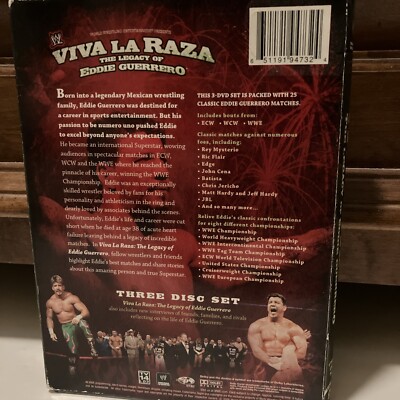 Viva la Raza - The Legacy of Eddie Guerrero (3-DVD Set, 2008) #533