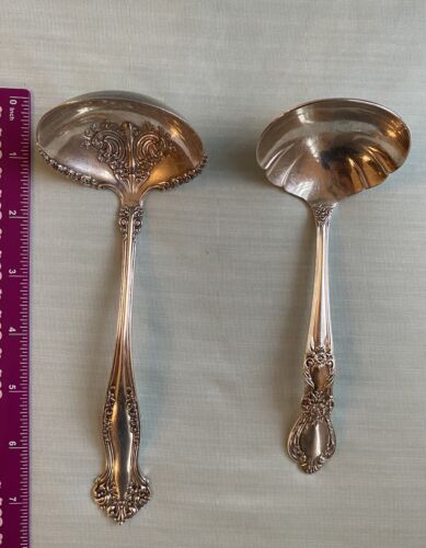 Two Vintage Silverplate Punch Ladle 1847 Rogers Bros A1 Heritage - Picture 1 of 17