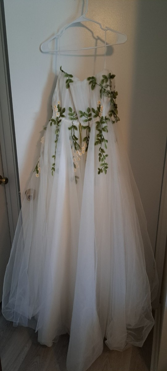 Cascading Ivy Ball Gown Teuta Matoshi