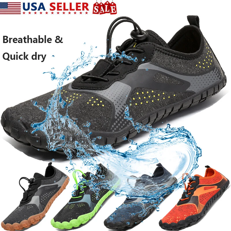 NORTIV8 Men's Water Shoes Quick Dry Barefoot Swim Diving Surf Aqua Sport Beach
Opens in a new window