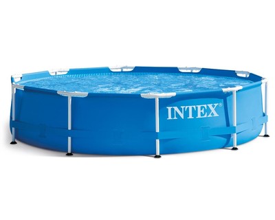 Swimming Pool Metal Frame Stahlwandbecken Schwimmbecken Schwimmbad 305x76 Intex