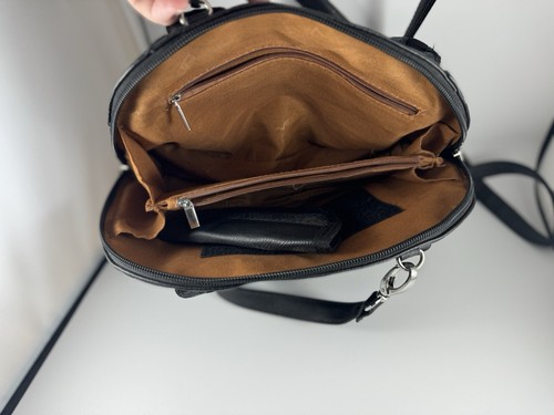 CCW Purse Handbag Holster - Black w/ Detachable Shoulder Strap - Picture 6 of 6