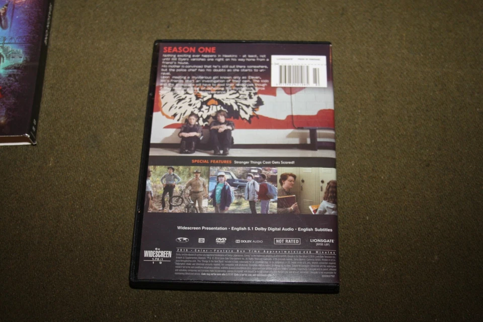 Stranger Things Season One (DVD, 2016, Widescreen, Slipcase) - Image 4 of 4