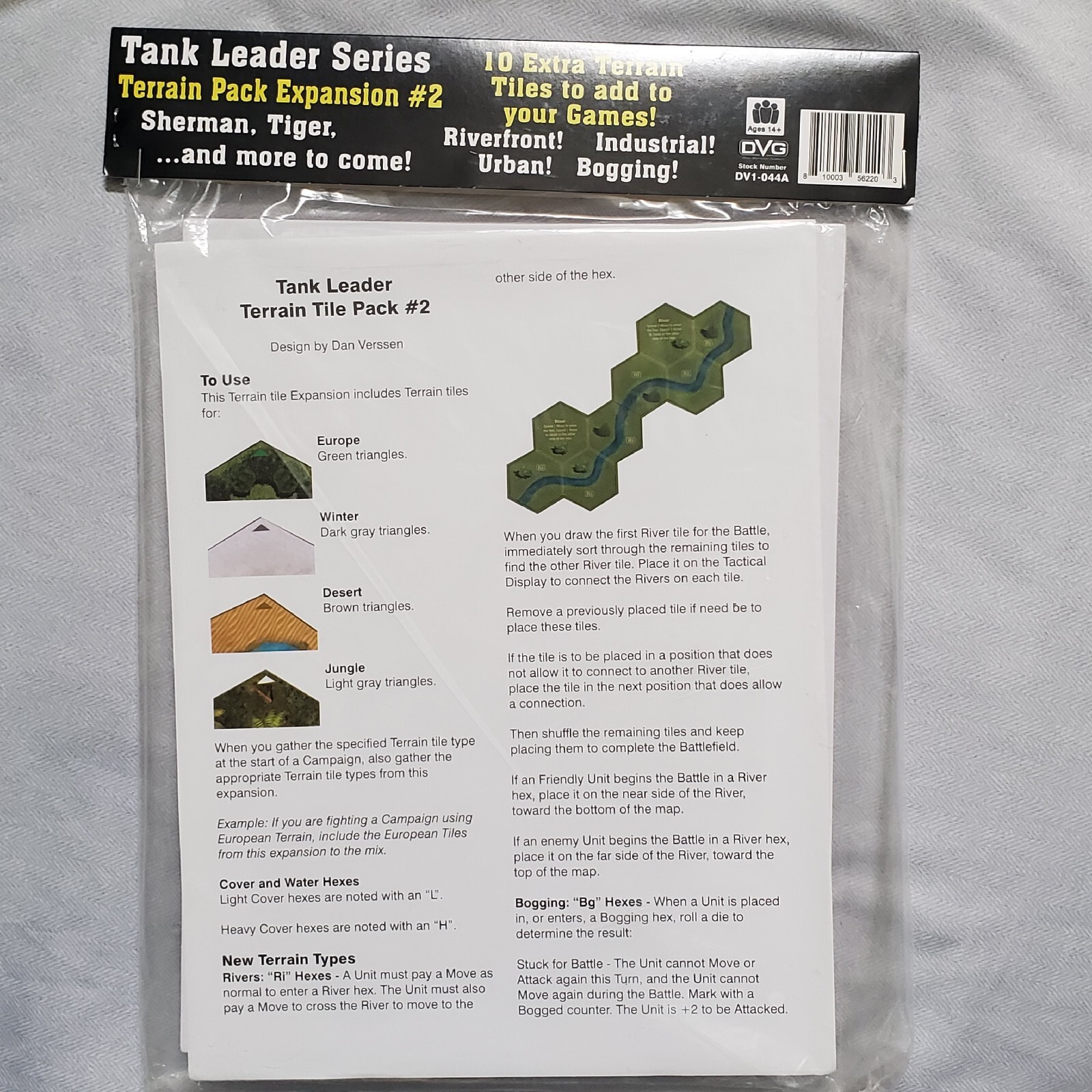 Tank Leader Terrain Tile Pack #2 DV1-044A WWII DVG Sherman Tiger and more