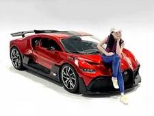 "GIRLS NIGHT OUT" KRIS FIGURINE FOR 1/18 SCALE MODELS BY AMERICAN DIORAMA 76305