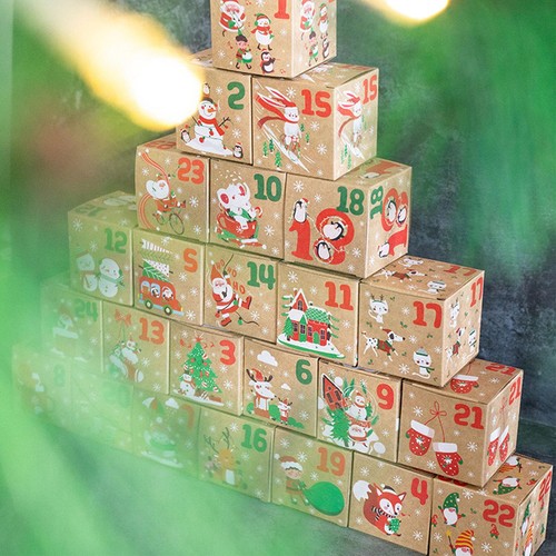 Christmas Advent Calendar Boxes DIY Countdown to Christmas Boxes, 24 Days - Picture 11 of 11