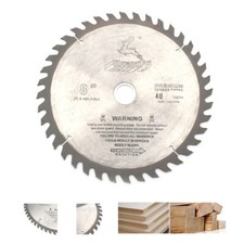 "Discos de corte de madera con punta de carburo hoja de sierra circular de 8""200 mm x 25,4 mm x 40/60 dientes"