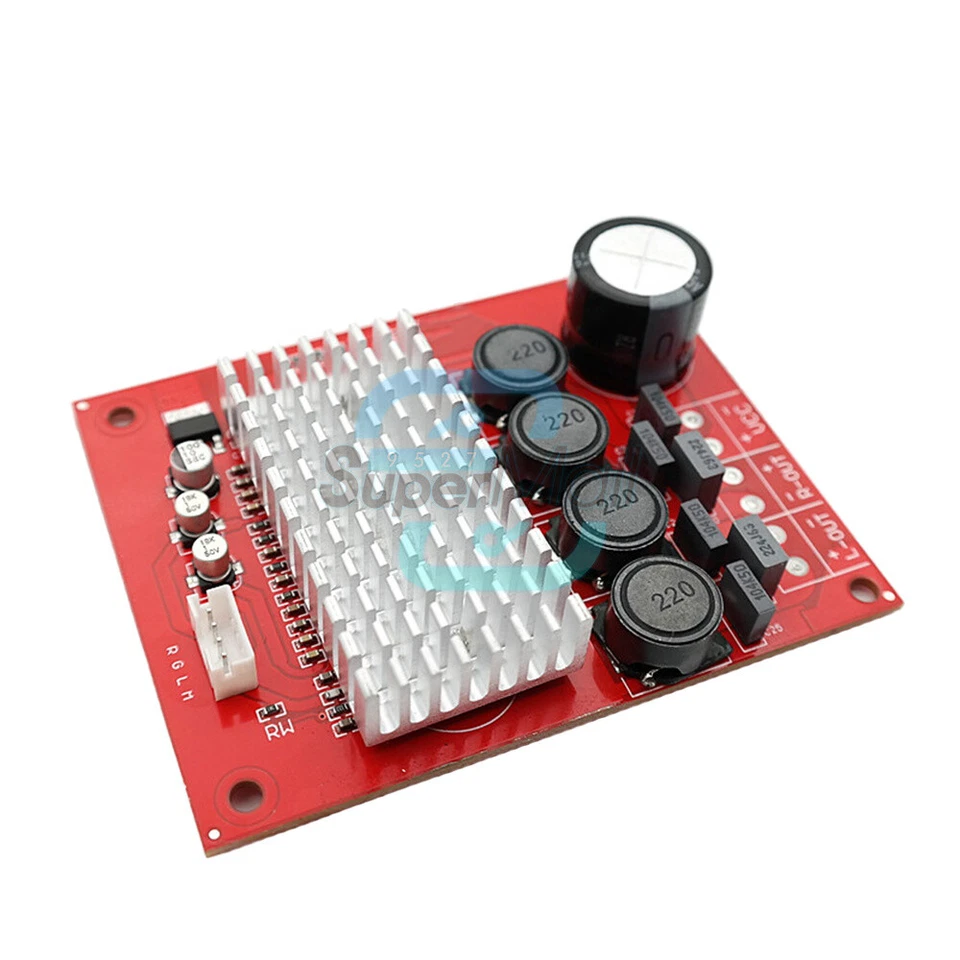 Dual Channel TDA7492 Digital Power Amplifier Board Mute Control for MP3 Decoder - Bild 3 von 4