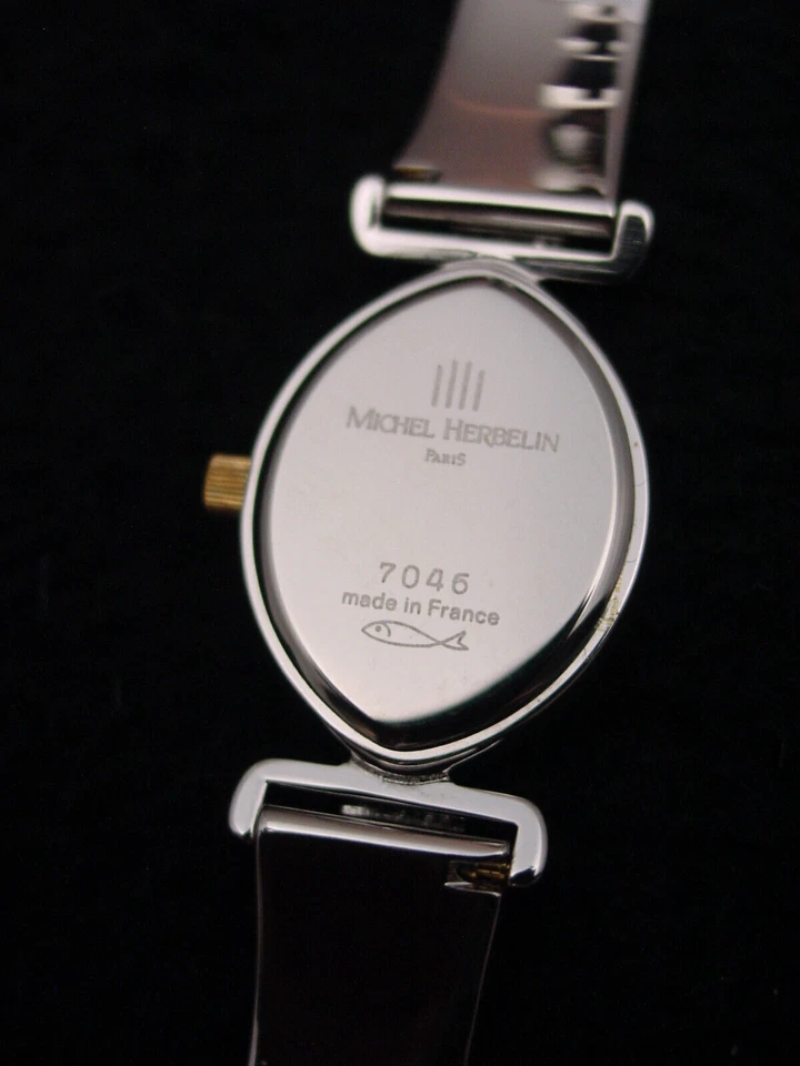 Reloj Pulsera, Dama, Michel Herbelin, Oro Inoxidable Imitación Diamante Foto 4 de 4
