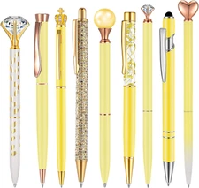 9 Pcs Glitter Diamond Ballpoint Pen Set - Cute Gifts for Women & Girls