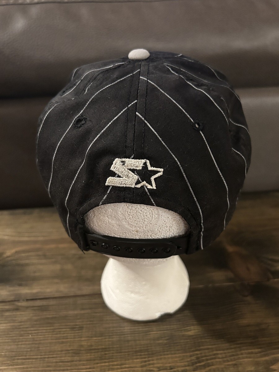 VINTAGE Chicago White Sox Hat Cap Snap Back Black Gray