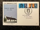 United Kingdom 1966 - Robert Burns FDC with stamps set Dumfries