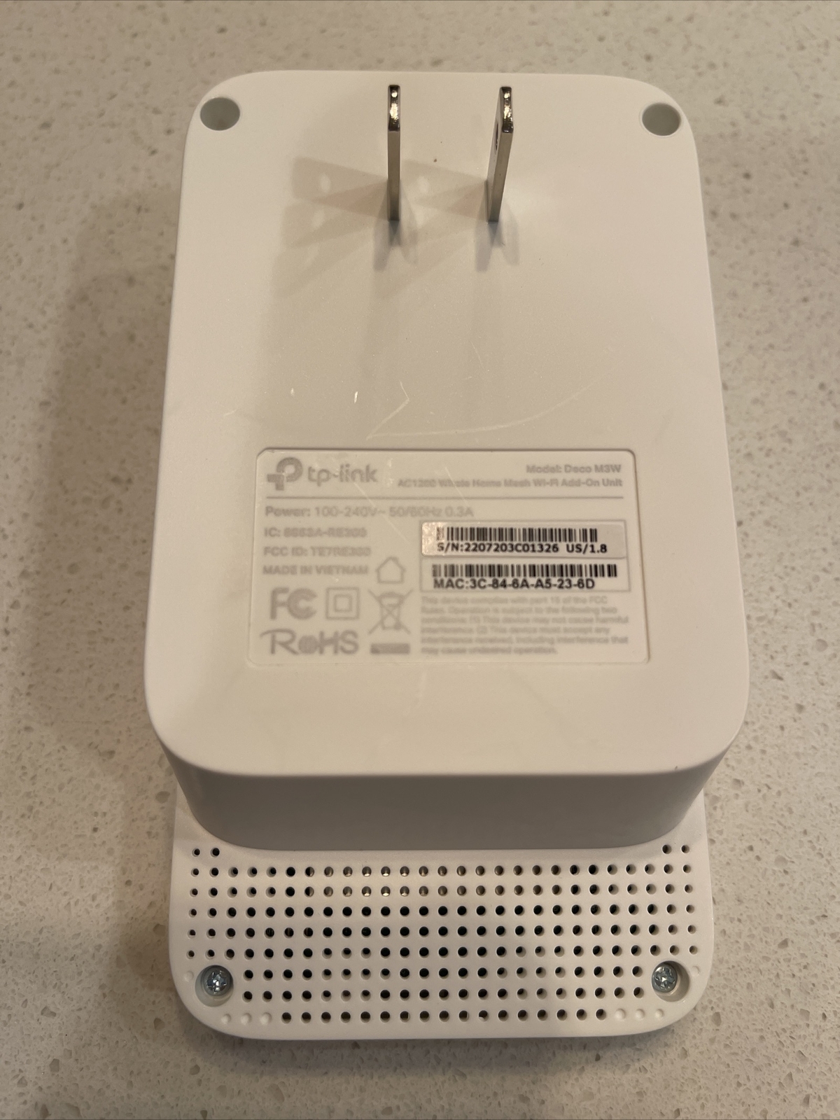 TP-Link Deco M3W Mesh WLAN Repeater - WiFi Verstärker Mit App Steuerung