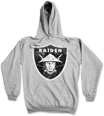 TEAM RAIDEN HOODIE Mortal MK Deception X Kombat Hooded Sweat Kapuzenpullover