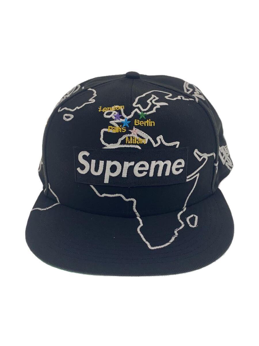 Supreme 23AW Worldwide Box Logo New Era Cap 7 3 4 Black Men | eBay