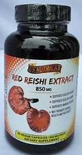 RED REISHI EXTRACT CAPSULES 850mg 90 capsules 