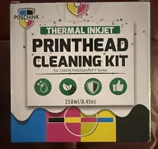 Thermal Inkjet Printhead Cleaning Kit For CANON, PIXMA, MAXIFY - 250ml - NIB
