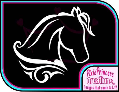 Horse Riding Equestrian Horses N Vinyl Sticker Car Bedroom Girl Laptop Decal - Picture 17 of 21