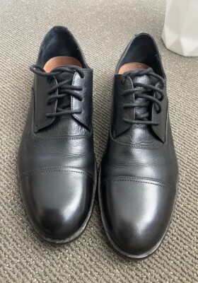 Frye Black Leather Cap Toe Oxford Shoes Mens 9.5 B Dress Derby Men main image 3