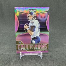 2021 Playoff Ryan Tannehill Call to Arms Pink Prizm #CA-RTA - Titans