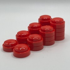 20mm - Round - Stacking Plastic Counters - Maths - 20 per pack - All Colours.