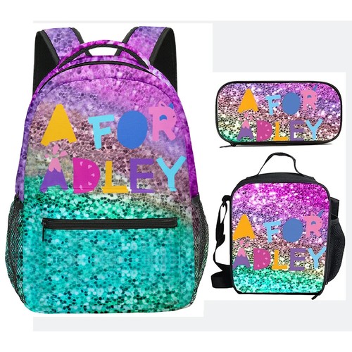 AFOR&ADLEY - 3er/Set Schulranzen Laptop Daypack Rucksack Brotzeittasche Federmäppchen - Bild 3 von 24