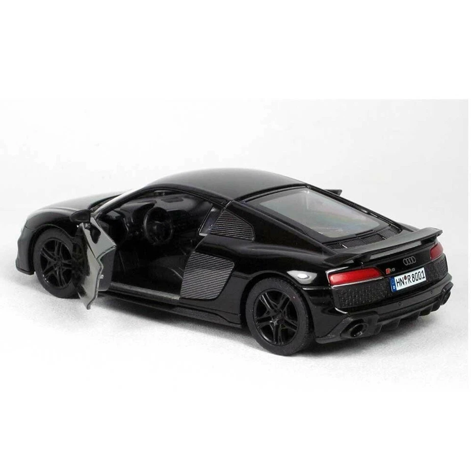 5422 5 дюймов литая модель: 2020 Audi R8 Coupe (черная) масштаб 1:36. Pull back go action! - Изображение 2 из 4