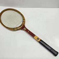 Wilson Stan Smith - Wooden Tennis Stylist Racket Strata-Bow 1960-70s Vintage