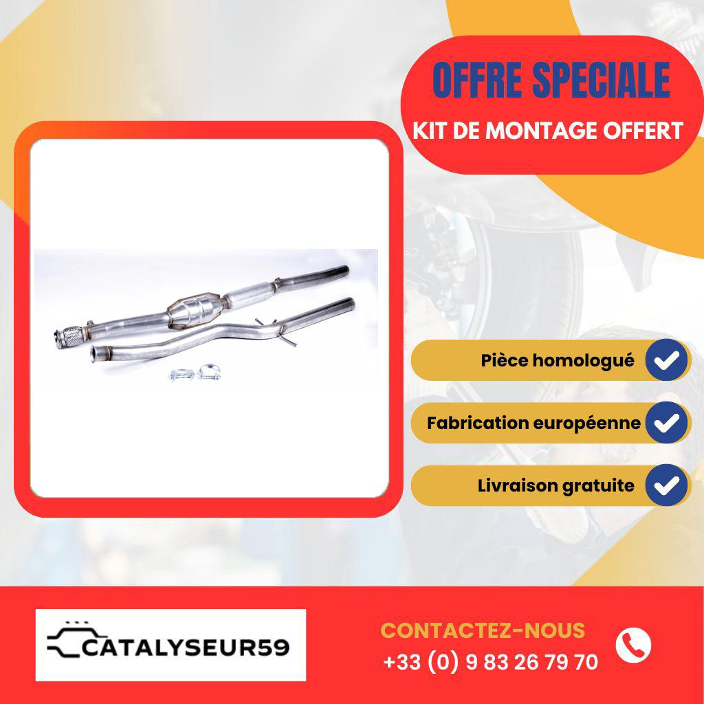 Catalyseur Citroen C5 1.8 L essence 1749 cc solution contrôle technique 2001
