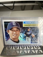 2005 TOPPS HERITAGE CHROME REFRACTOR AKINORI OTSUKA #D 301/556