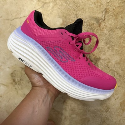 Skechers Women's Max Cushioning Endeavour Canova Sneakers Pink Size 10 Comfort