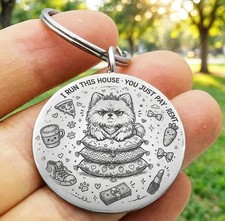 Dog Puppy Pet Animal Kitty Hot Funny Stainless Keychain Art Joke Family Sweet