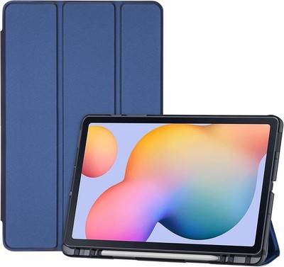 Case for Galaxy Tab S6 Lite 10.4 (2024/2022) with S Pen Holder, Trifold Stand