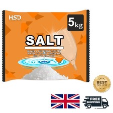 HSD Dishwasher Salt 5 kg Pack of 3 - Ultimate Water Softener & Limescale Defense 2.47 per kilo