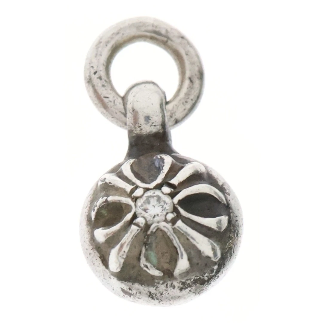 CHROME HEARTS Charm CUORI CROMATI CROCE BAL 1 ciondolo diamante superiore argento usato6