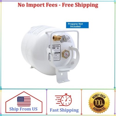 NEW 20 lb Horizontal Propane Tank Refillable Cylinder with OPD Valve and Gauge