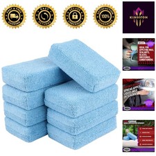 Reusable Microfiber Applicator Pads - 8-Pack for Efficient Product Distribution