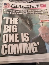 The New York Post Tuesday March 3 2026 The Big One Is Coming