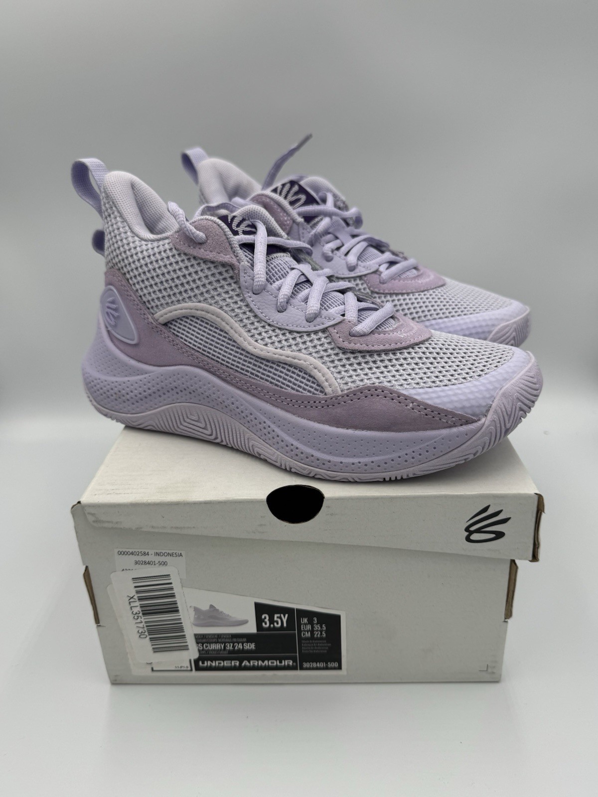 Under Armour Curry 3Zer0 24 GS Salt Purple 3028401-500 Youth